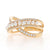 .31ctw Cultured Freshwater Pearl and Diamond Band Yellow Gold