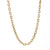 Diamond Cut Cable Chain Necklace Yellow Gold