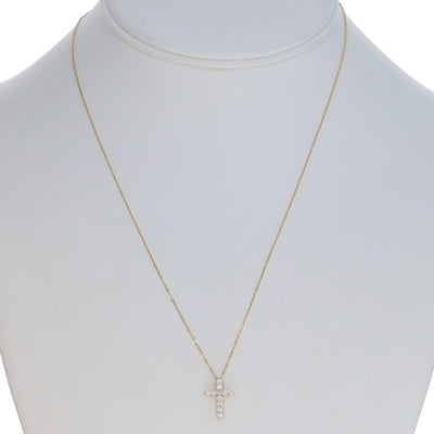 .25ctw Diamond Pendant Necklace Yellow Gold