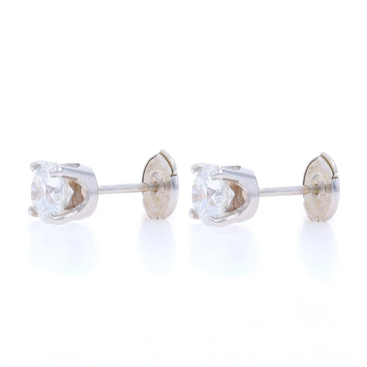 1.48ctw Diamond Earrings White Gold