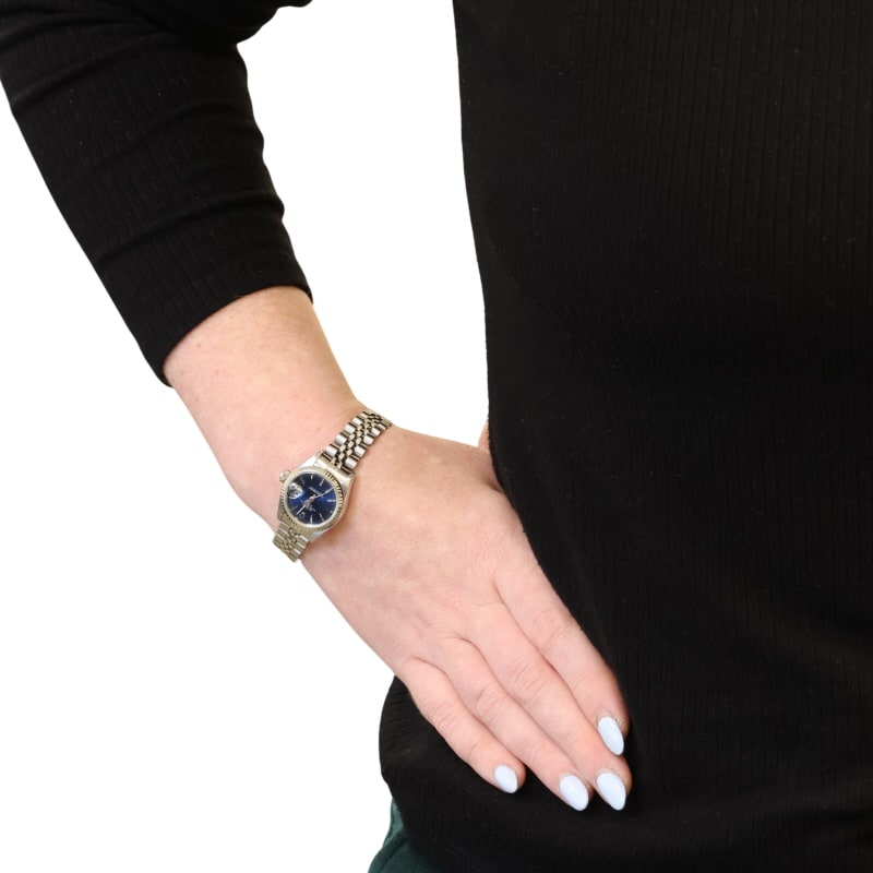 Rolex Oyster Perpetual Lady Date Women's Watch 69240 Stainless Steel Automatic
