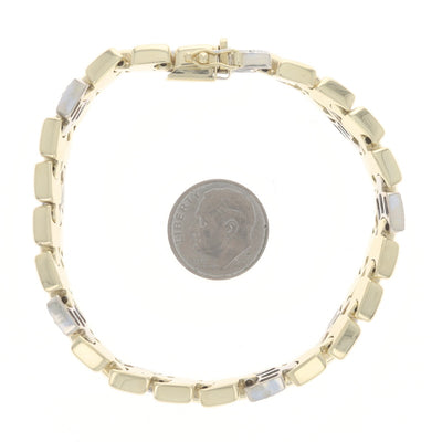 1.60ctw Diamond Bracelet Yellow Gold