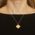 0.19ct Diamond Pendant Necklace Yellow Gold