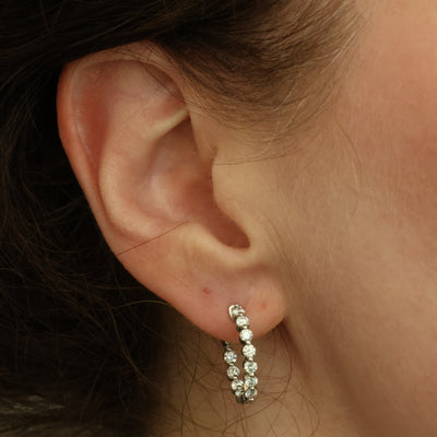 1.15ctw Diamond Earrings White Gold