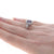 2.09ctw Sapphire and Diamond Ring White Gold