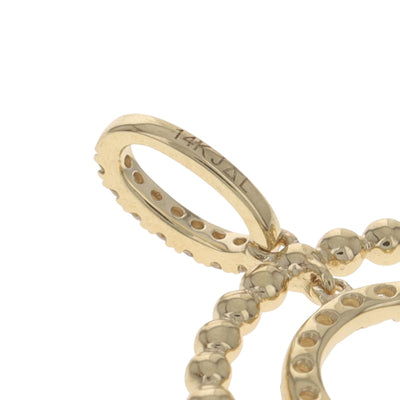.18ctw Diamond Pendant Yellow Gold