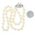 N/A Akoya Pearl Necklace White Gold