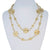Marco Bicego Petali Beaded Cable Necklace Yellow Gold