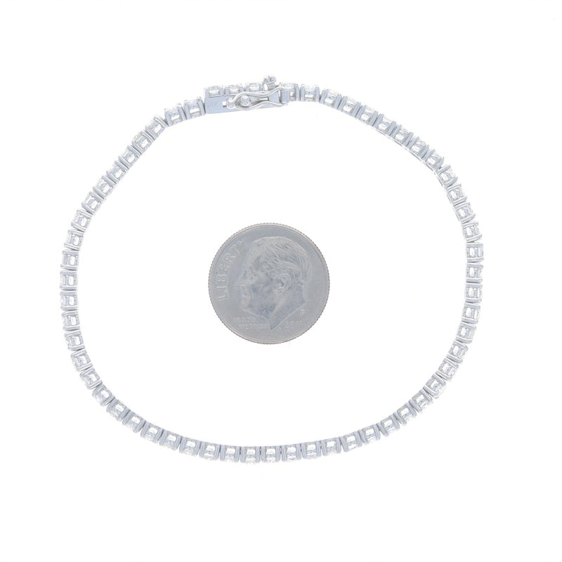 5.30ctw Diamond Bracelet White Gold