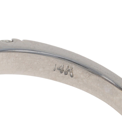 5.54ctw Sapphire and Diamond Ring White Gold