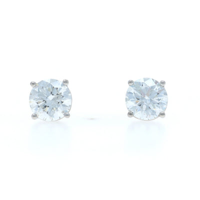 2.04ctw Diamond Earrings White Gold
