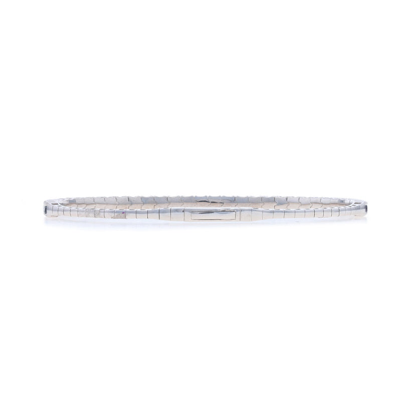 2.87ctw Sapphire and Diamond Bracelet White Gold