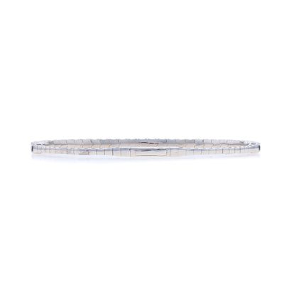 2.87ctw Sapphire and Diamond Bracelet White Gold