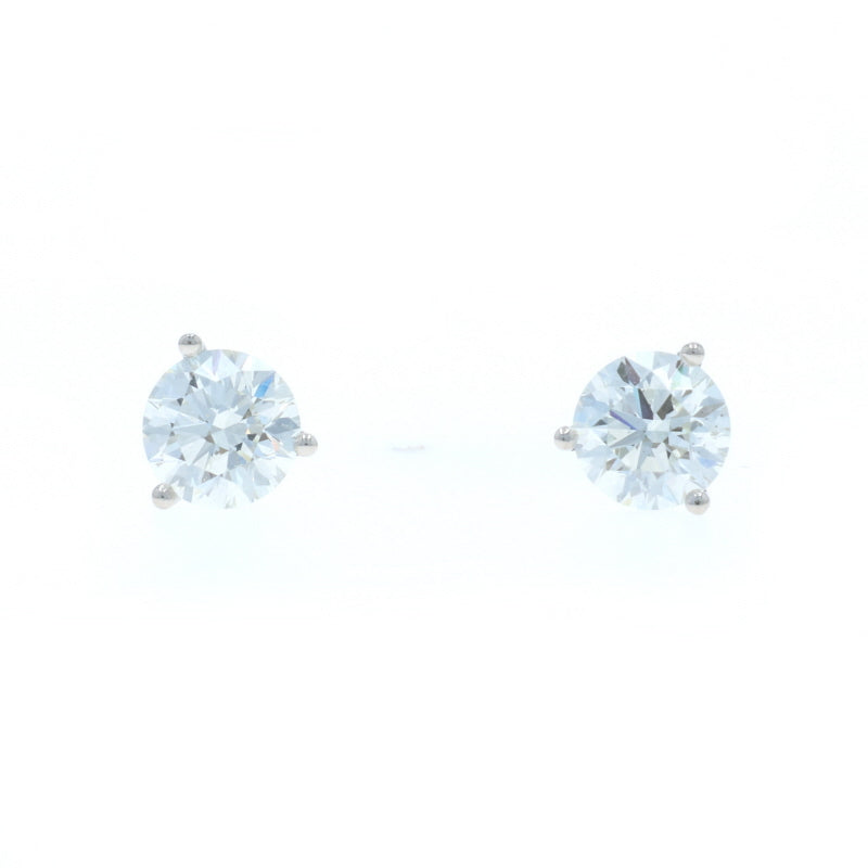 1.82ctw Diamond Earrings White Gold