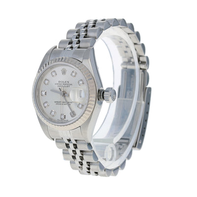 Rolex Lady-Datejust Diamond Watch Stainless & Gold Automatic 179174