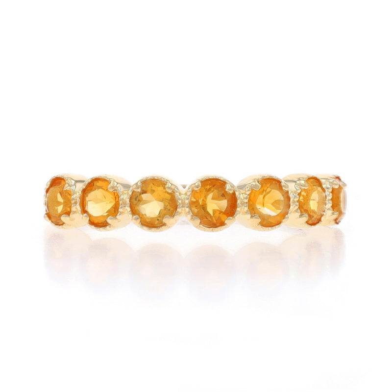 .70ctw Citrine Band Yellow Gold