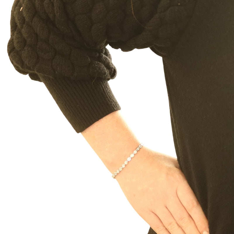 7.07ctw Diamond Bracelet White Gold