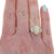 3.13ctw Australian Opal and Diamond Ring White Gold