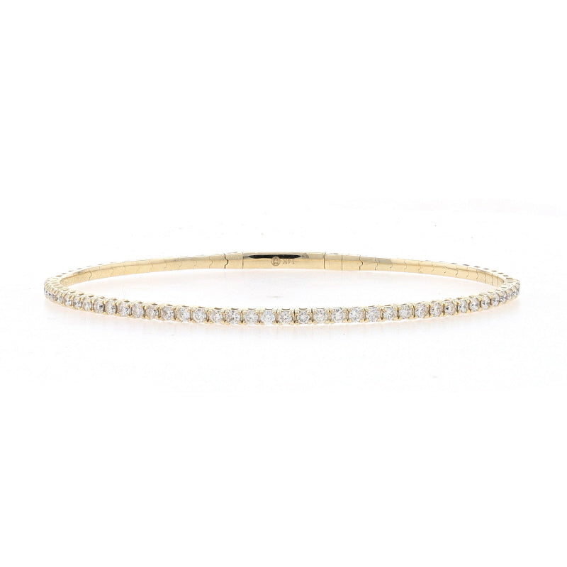 1.03ctw Diamond Bracelet Yellow Gold