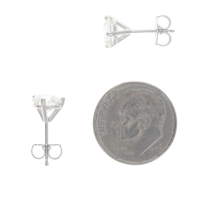 2.04ctw Diamond Women's Earrings White Gold