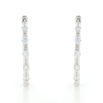 .50ctw Diamond Earrings White Gold
