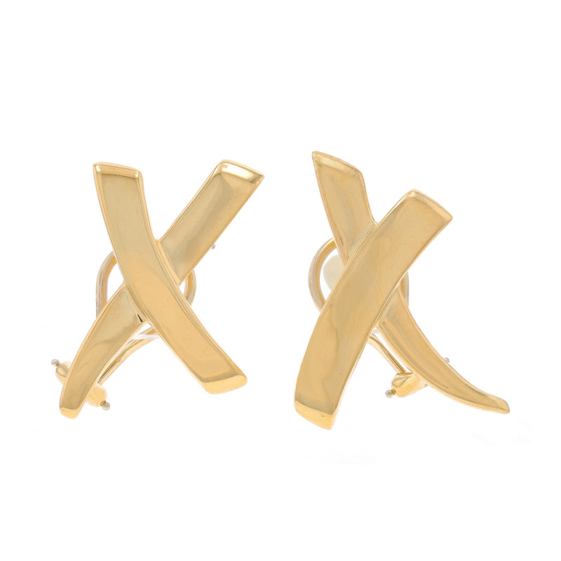 Tiffany & Co. Paloma Picasso Graffiti Extra Large X Earrings