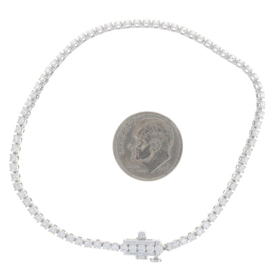 2.96ctw Diamond Bracelet White Gold