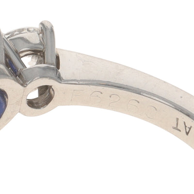 2.92ctw Sapphire and Diamond Ring Platinum