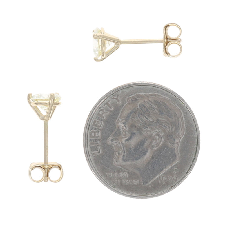 .80ctw Diamond Earrings Yellow Gold