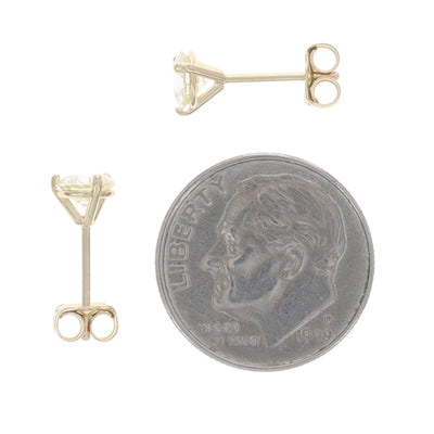 .80ctw Diamond Earrings Yellow Gold