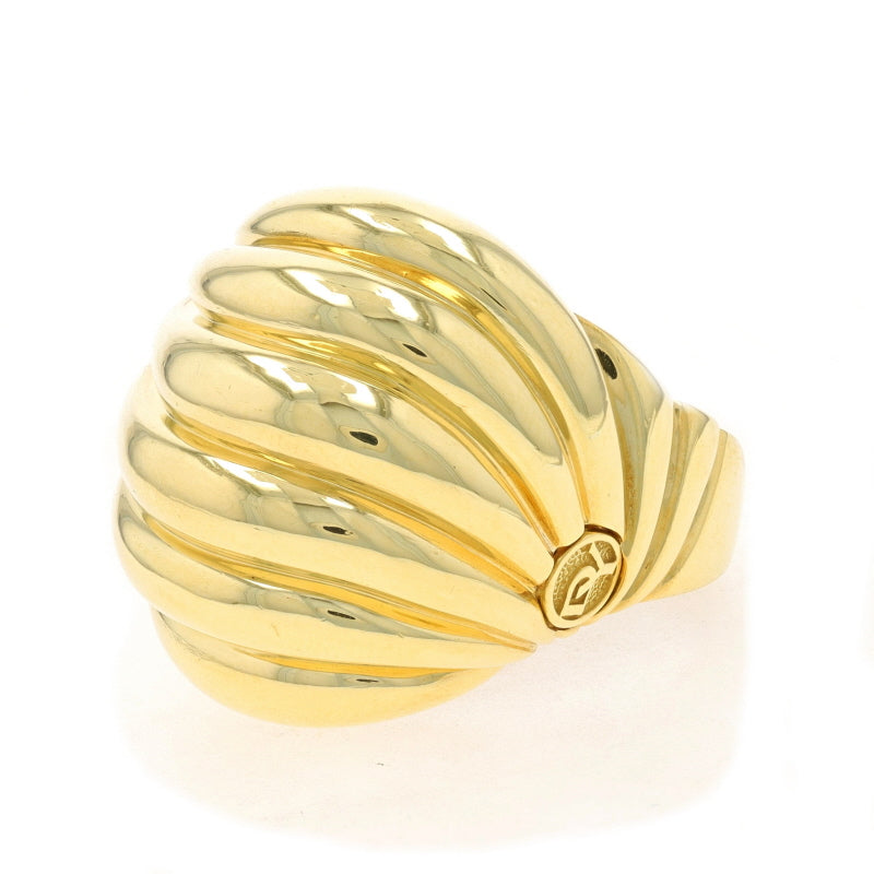 David Yurman Sculpted Cable Dome Band Yellow Gold