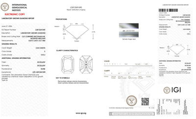 Lab Diamond Unisex Loose Diamond