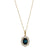 1.95ctw Sapphire and Diamond Pendant Necklace Yellow Gold