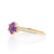 1.33ctw Amethyst and Diamond Ring Yellow Gold