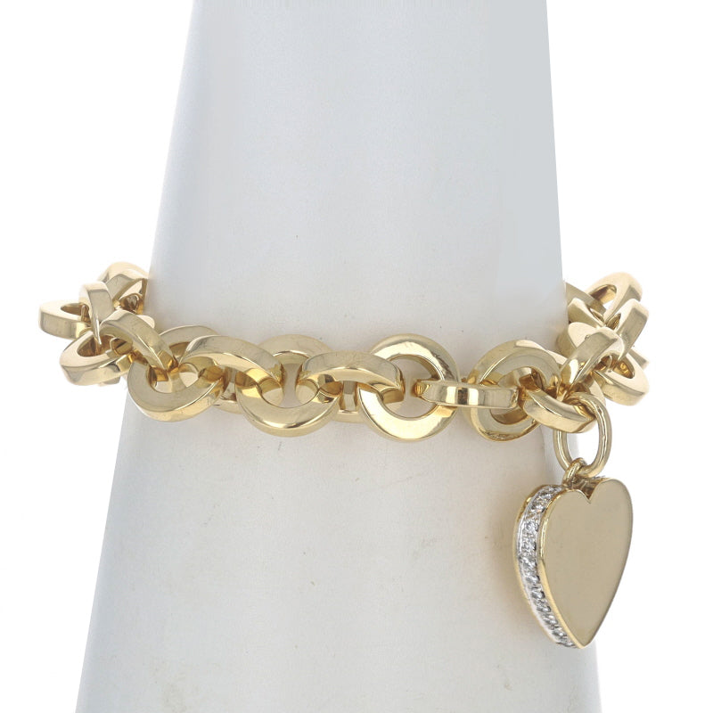 Pomellato .60ctw Diamond Bracelet Yellow Gold