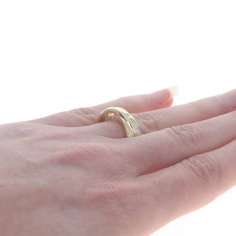 Tiffany & Co. Etoile .30ctw Diamond Band Yellow Gold