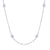 .56ctw Diamond Diamond Cut Cable Chain Station Necklace White Gold