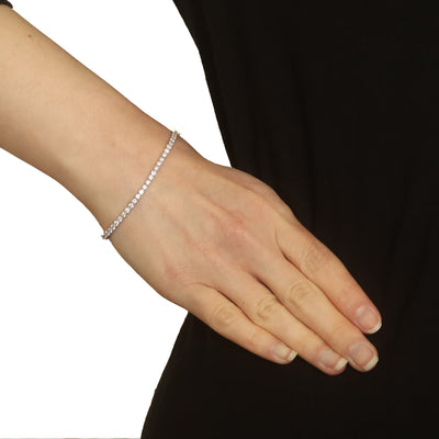 4.05ctw Diamond Bracelet White Gold