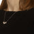 Galatea .12ctw Cultured Pearl and Diamond Pendant Necklace White Gold