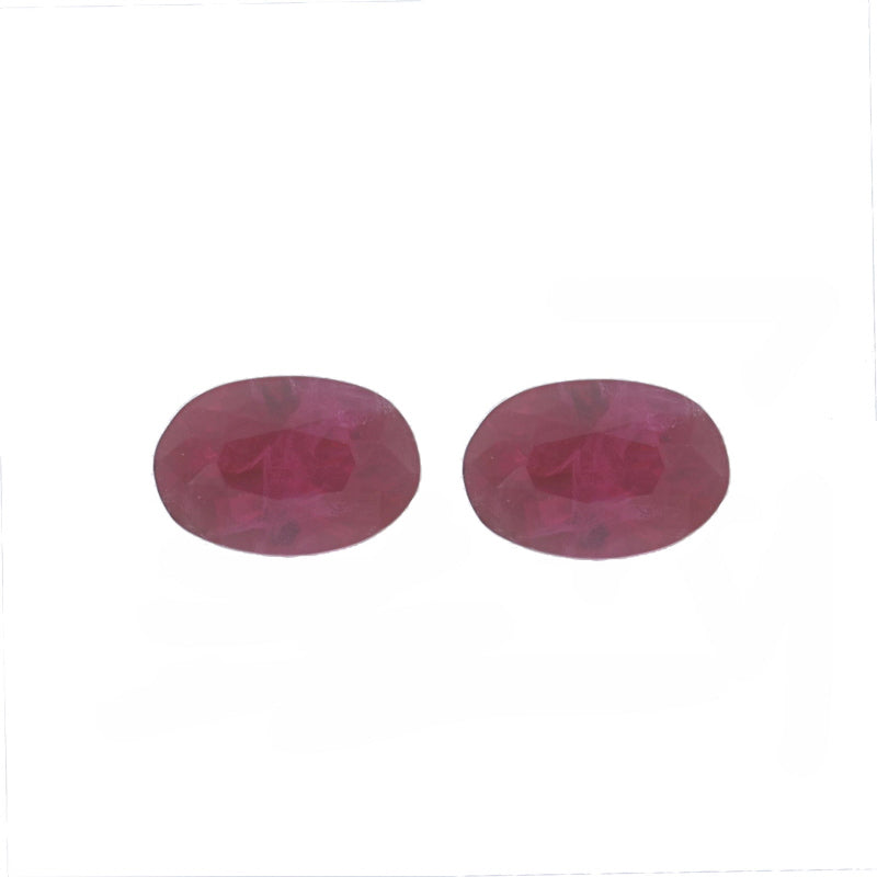 .84ctw Oval Rubies