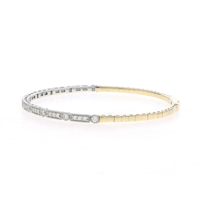 .75ctw Diamond Women's Bracelet Yellow Gold