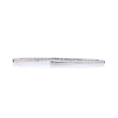 2.87ctw Sapphire and Diamond Bracelet White Gold