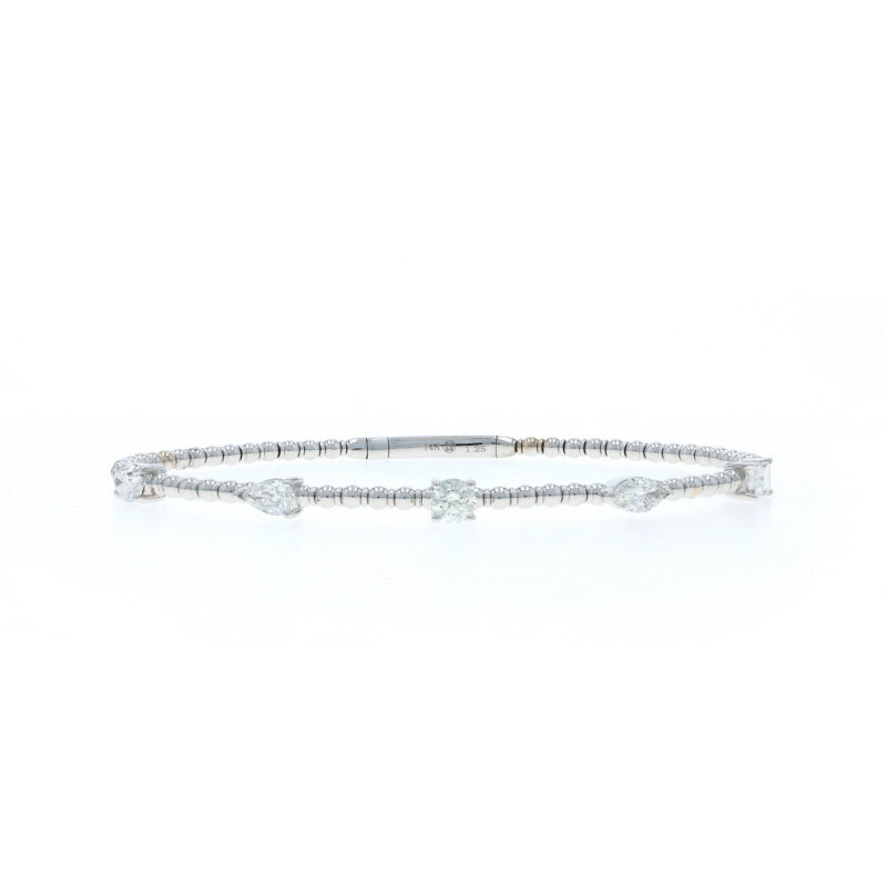 1.25ctw Diamond Bracelet White Gold