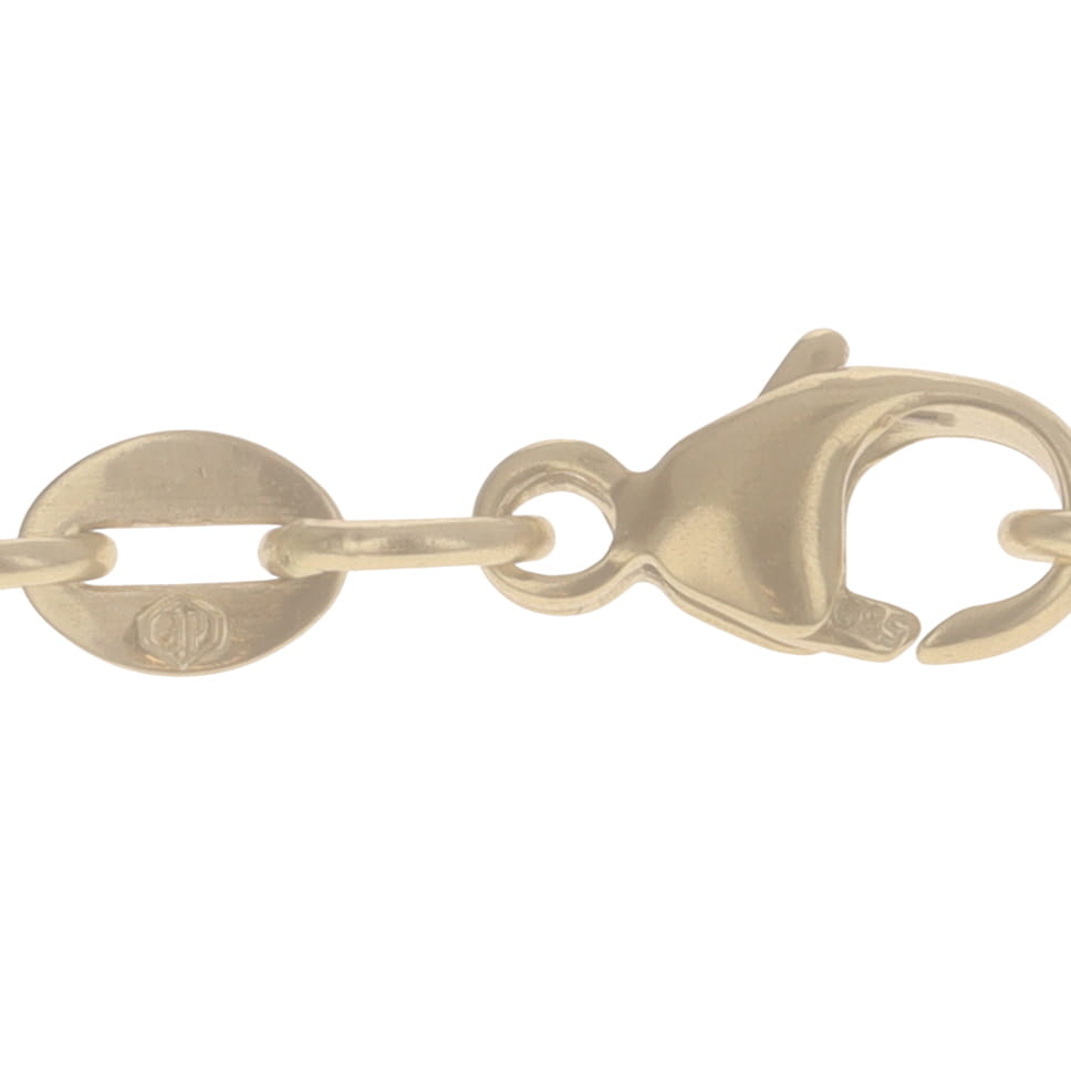 Cable Chain Necklace Yellow Gold