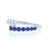 .97ctw Sapphire and Diamond Band White Gold
