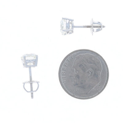 1.89ctw Diamond Earrings White Gold