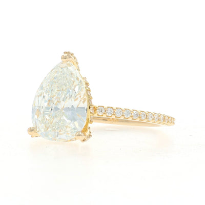 3.36ctw Diamond and Diamond Women's Ring Yellow Gold