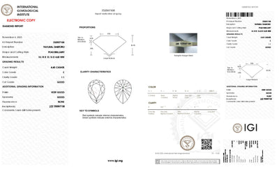 4.43ct Diamond Pendant Necklace