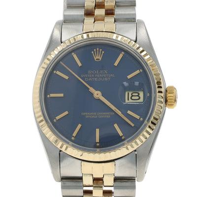 Rolex Datejust Men's Watch 1601 Stainless Steel Automatic