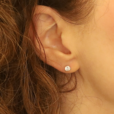 .74ctw Diamond Earrings White Gold